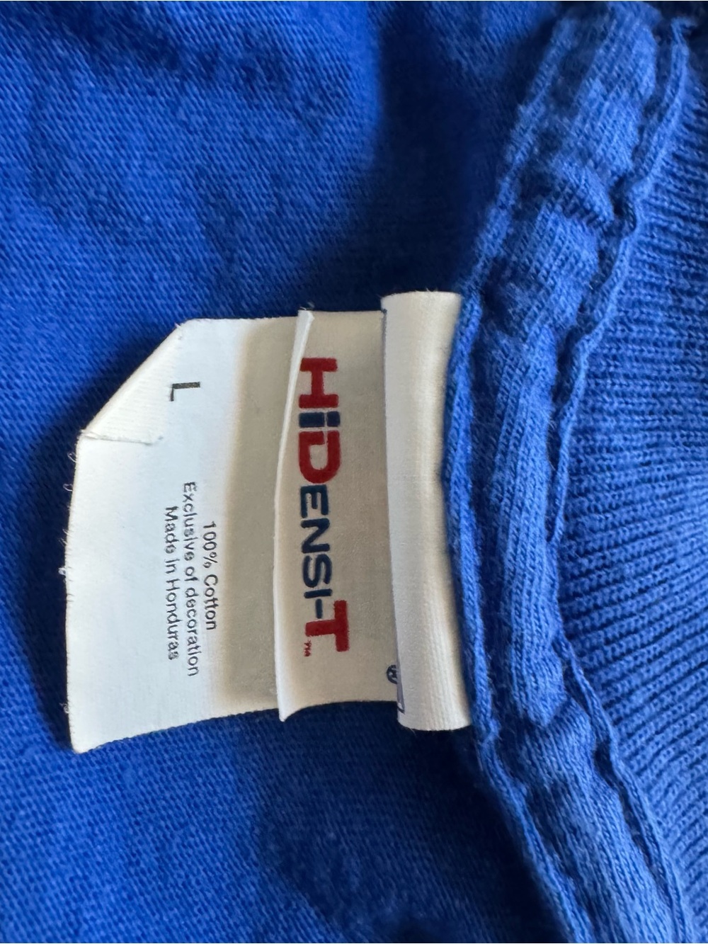 Geico Gecko Blue Crewneck T‑Shirt Size L (Large) - Picture 4 of 4